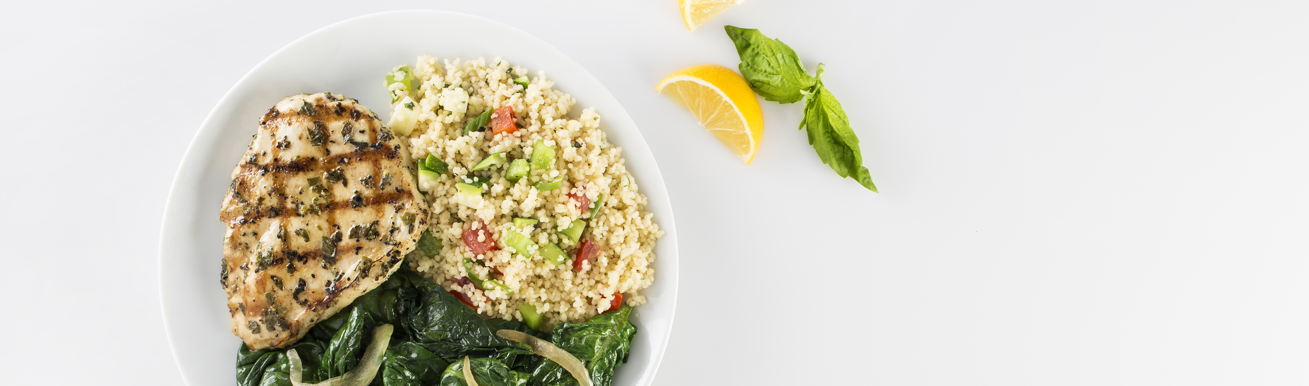 Basil Lemon Chicken Breast and Couscous - Love of Food