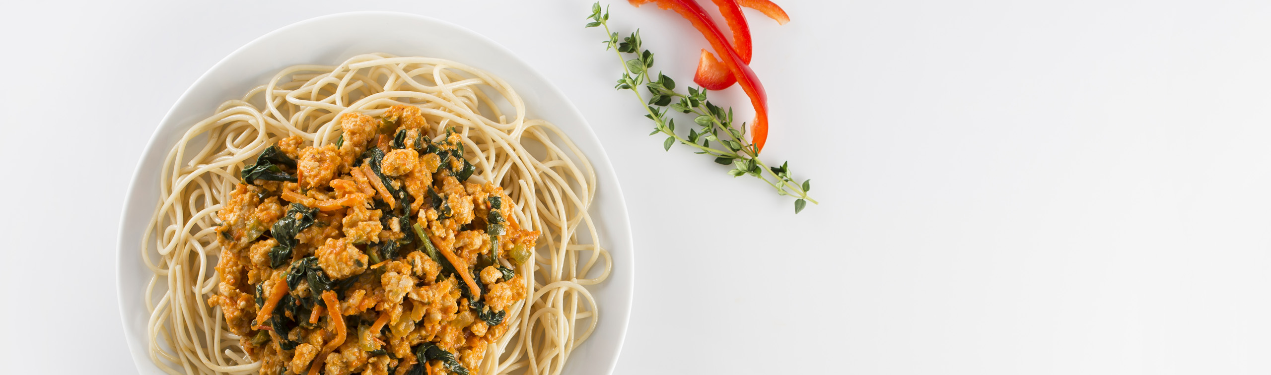 Turkey Bolognese with Whole Wheat Spaghetti - Love of Food