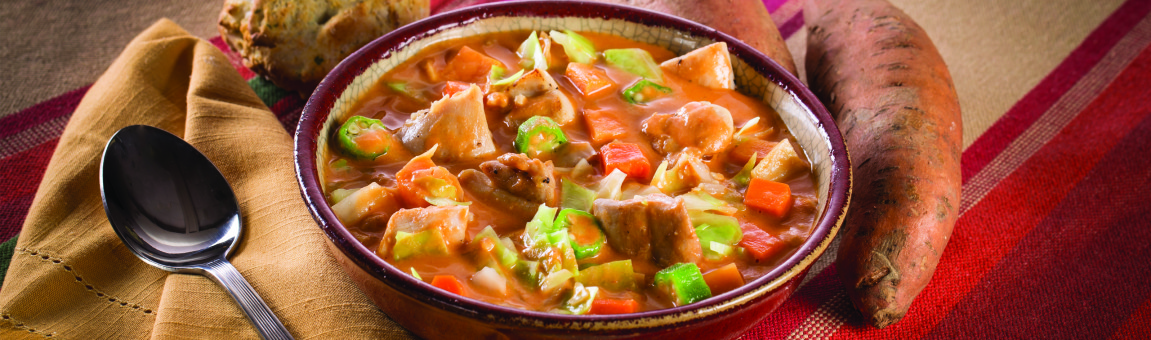 Peanut Chicken Stew with Okra - Love of Food