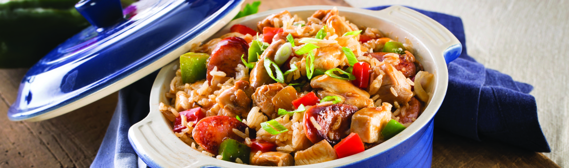 Chicken Jambalaya with Andouille Sausage - Love of Food