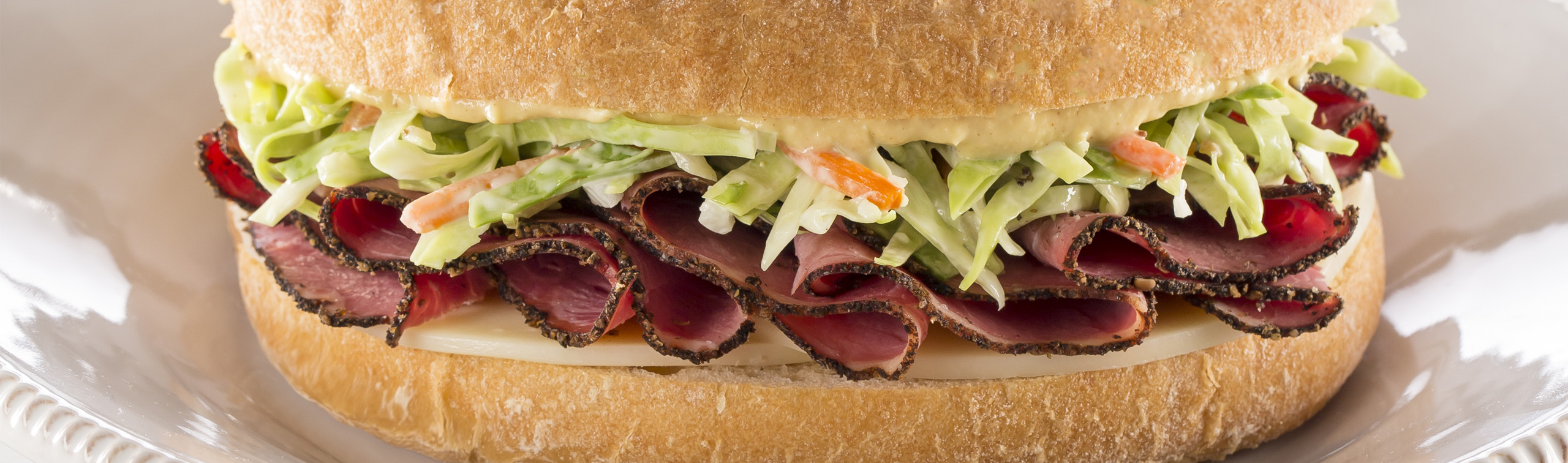 Pastrami on Ciabatta Love of Food