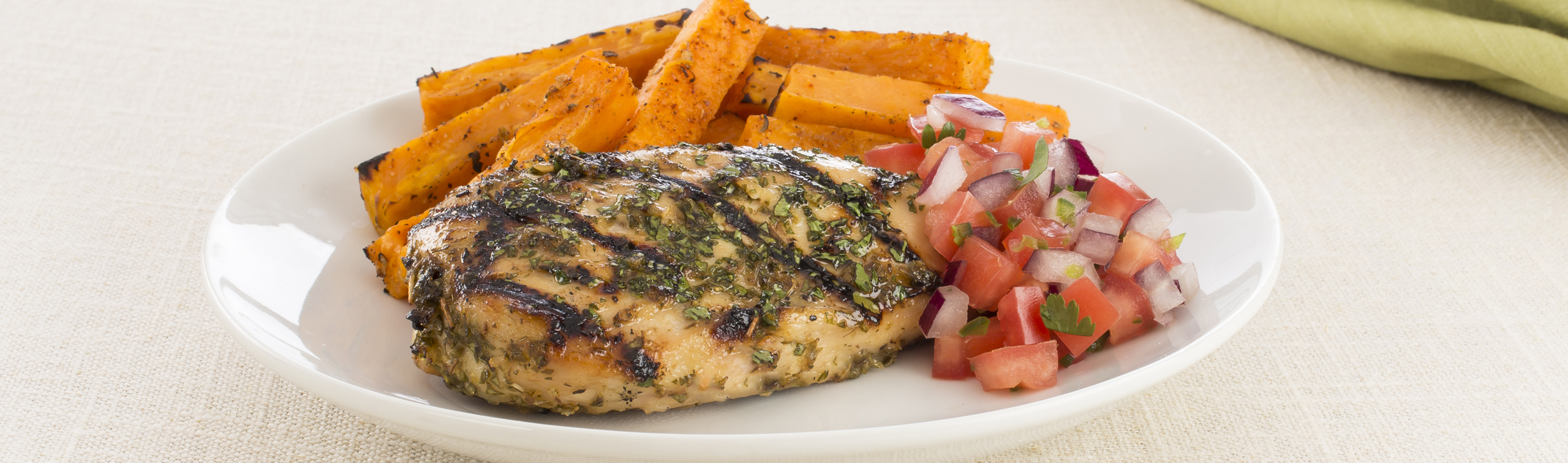 Herb Marinated Chicken Breast with Fresh Tomato Salsa Love of Food
