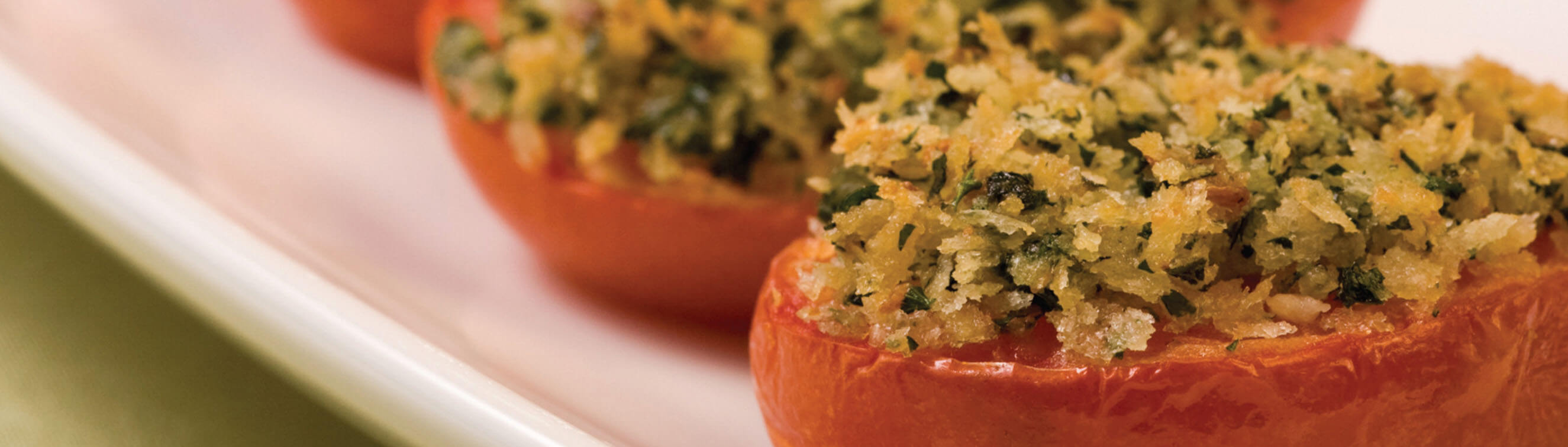Herb Encrusted Roma Tomatoes - Love of Food