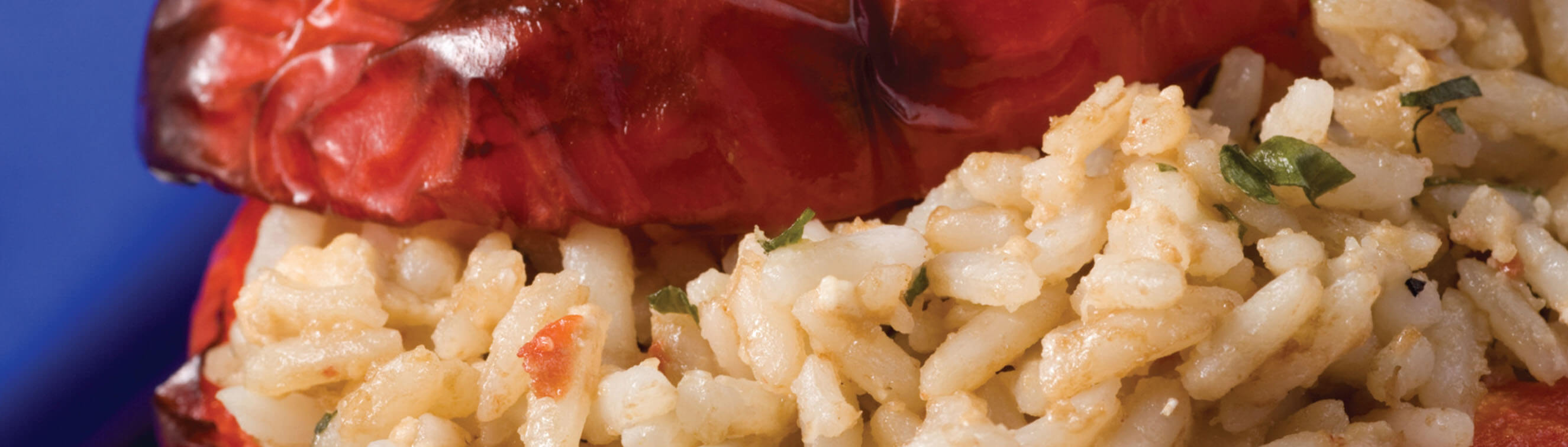 Lemon Parmesan Rice with Portobello Mushrooms - Love of Food