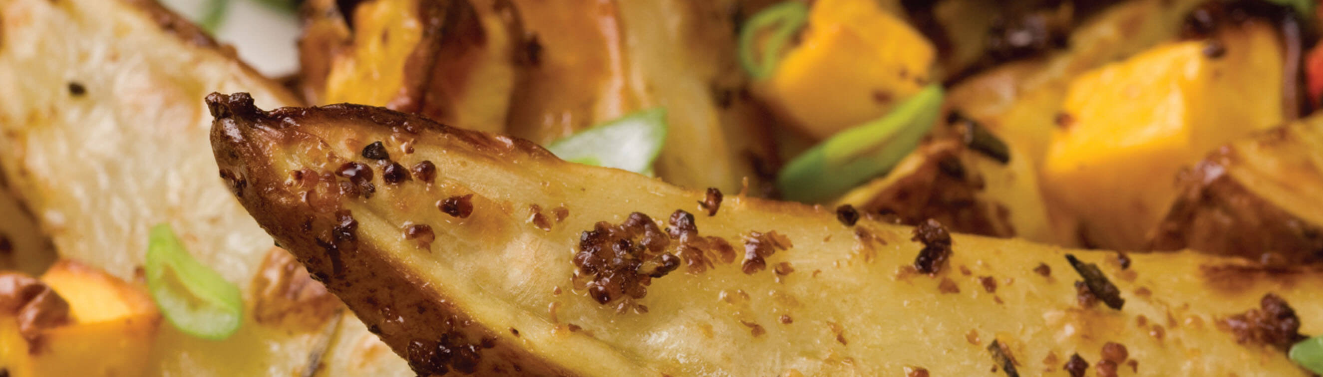 Mango Mustard Roasted Yukon Gold Potatoes - Love of Food