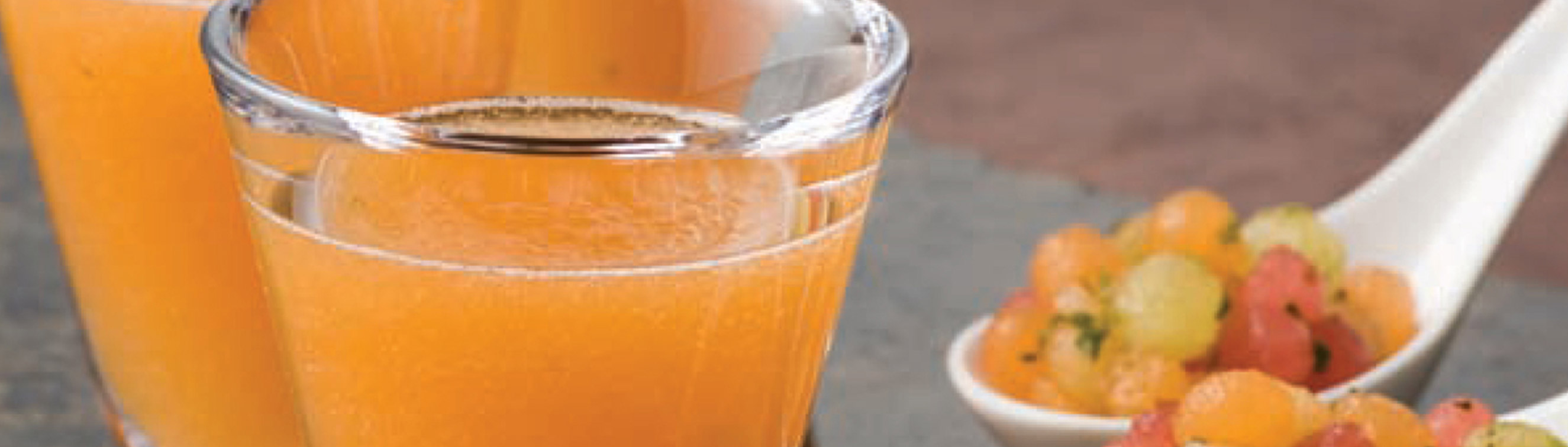 Cold Cantaloupe Mint Soup - Love of Food