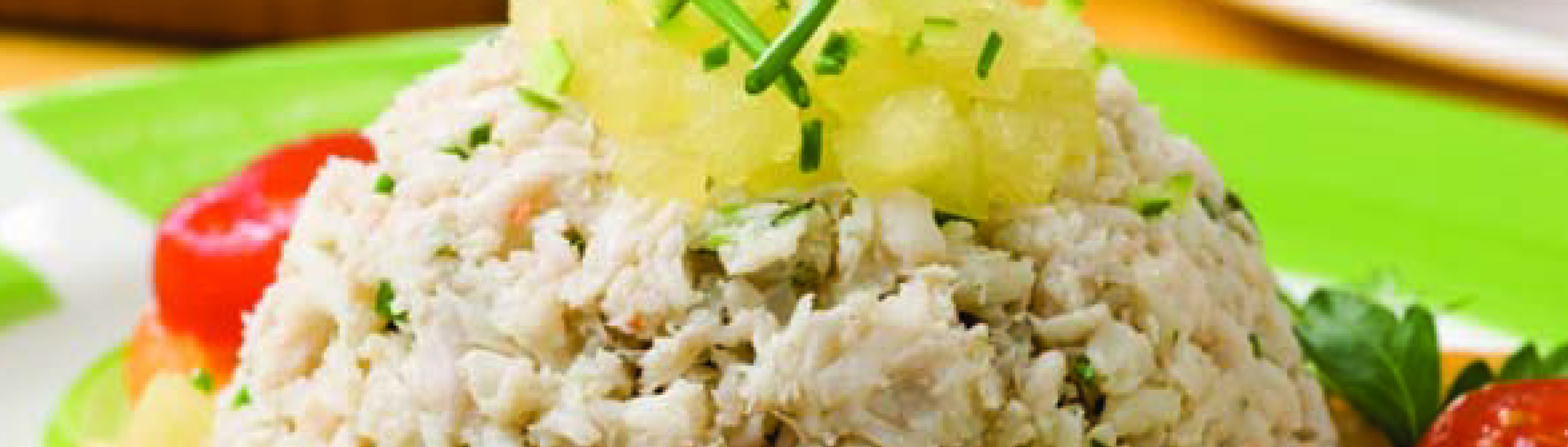 Heirloom Tomato and Jumbo Crab Salad with Watermelon Vinaigrette - Love of Food