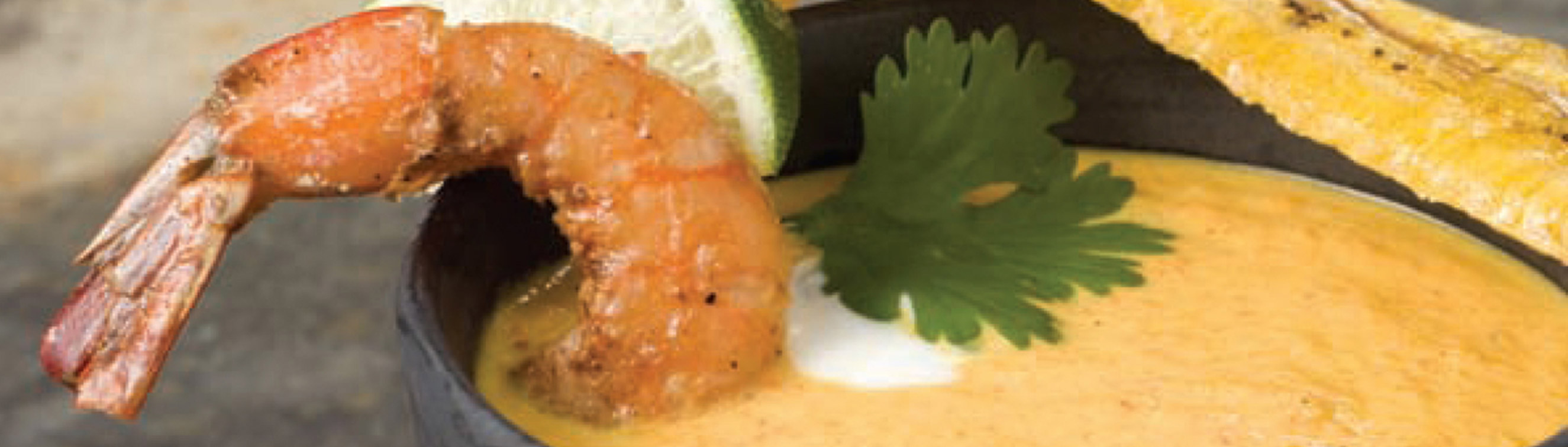 Jamaican Plantain and Shrimp Soup - Love of Food