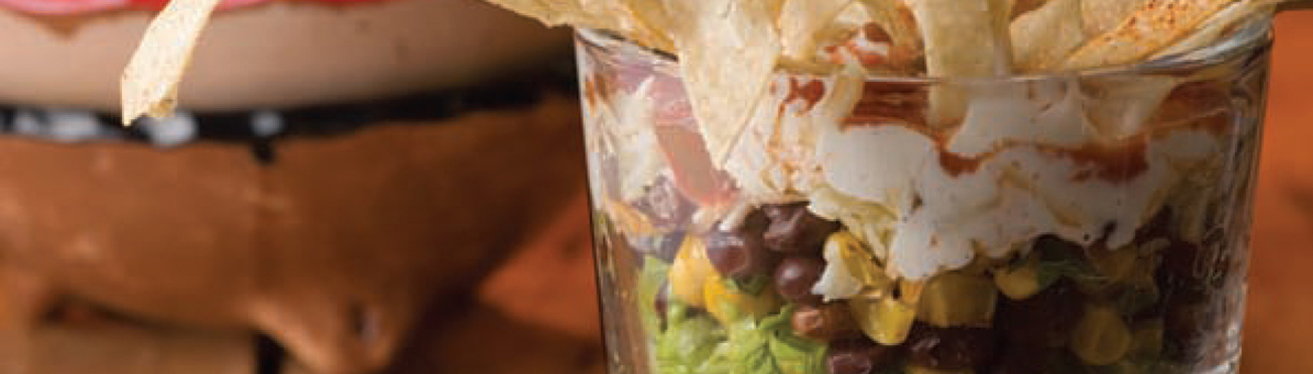 Trifled Layered Mexican Salad - Love of Food