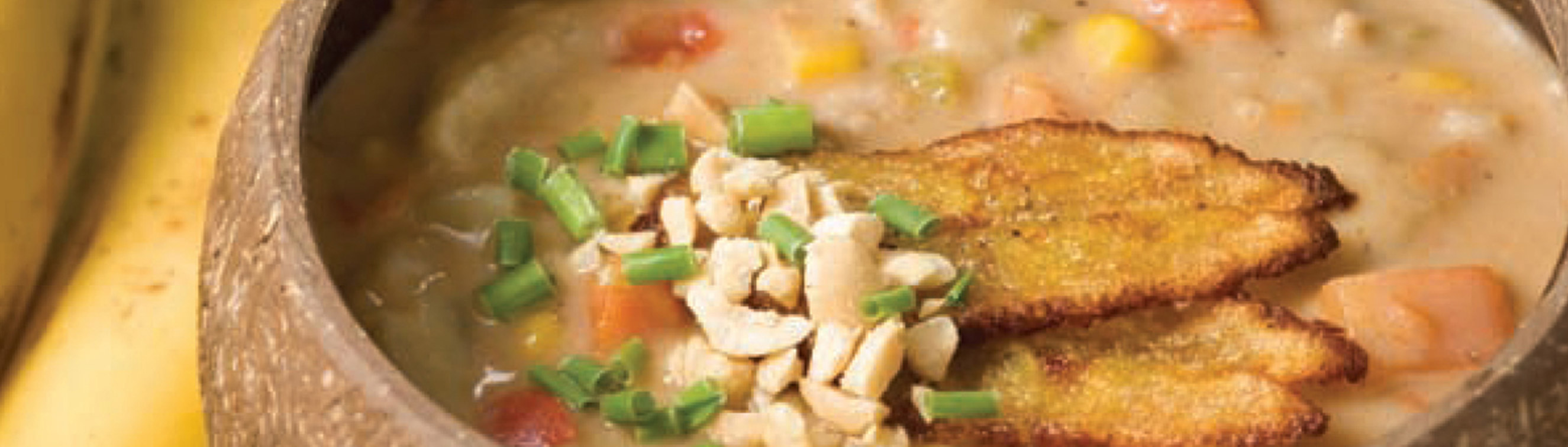 Spicy Peanut and Banana Soup - Love of Food