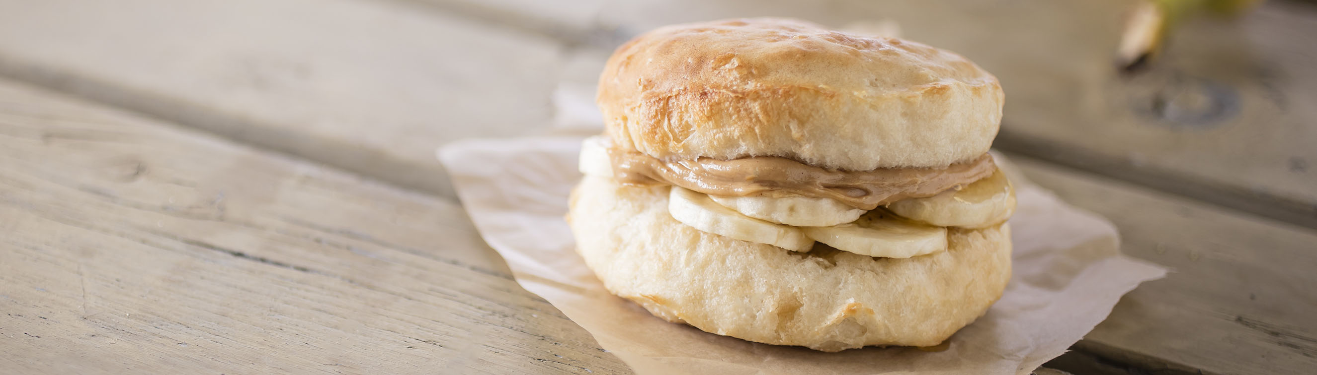 Banana Honey and Peanut Butter Biscuit - Love of Food