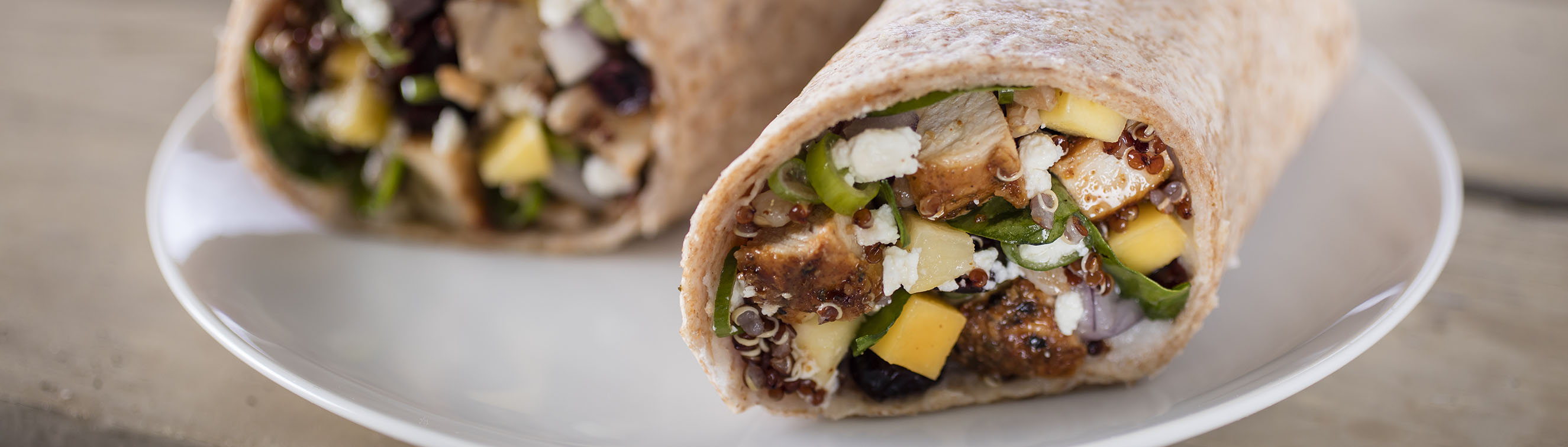 Chicken And Quinoa Wrap Love Of Food