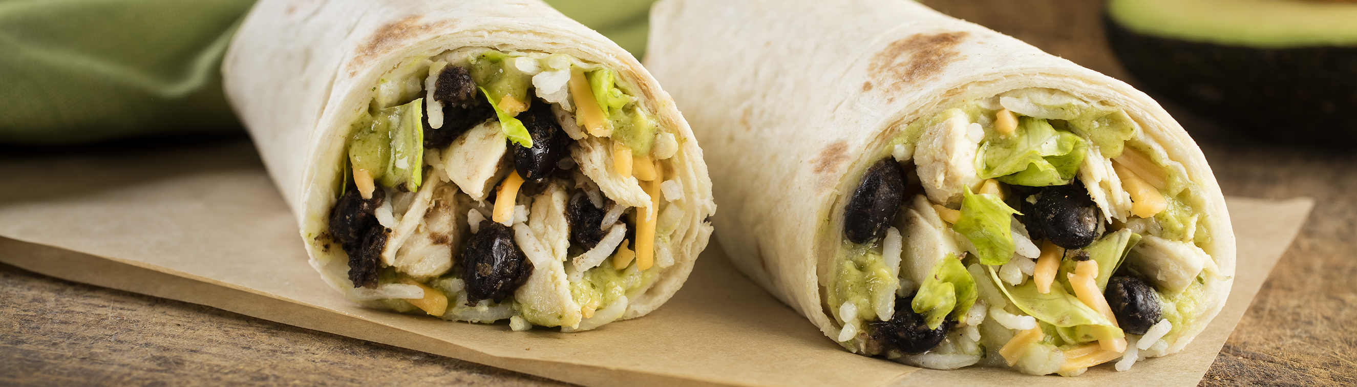 Avocado Horseradish Chicken Burrito - Love of Food