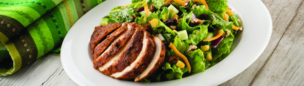 Chopped Pecan Salad and Blackened Chicken - Love of Food