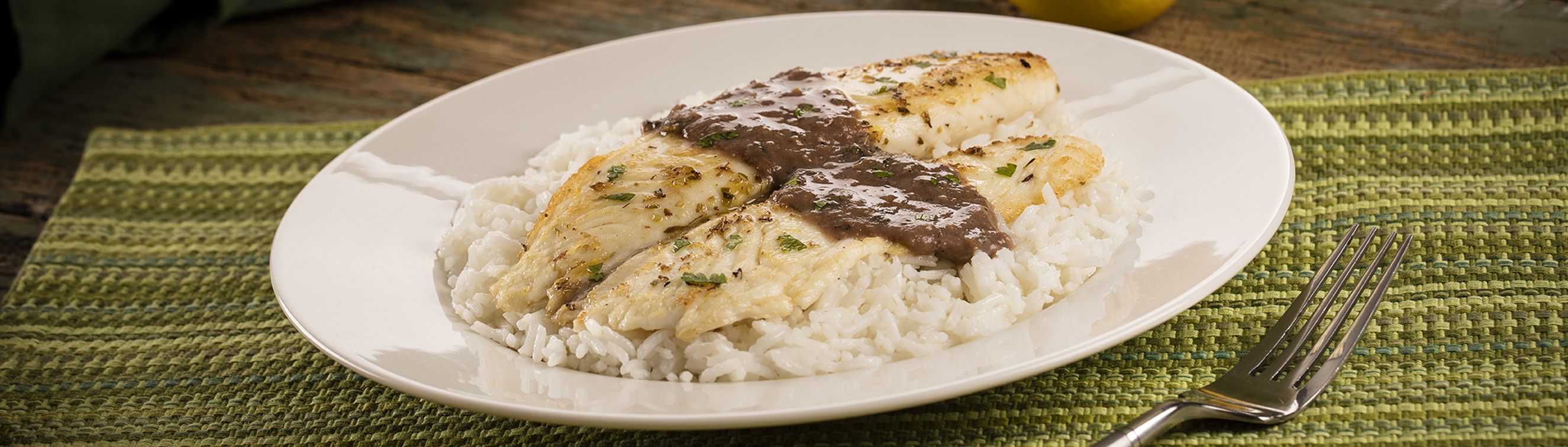 Baked Tilapia with Basmati Rice Love of Food
