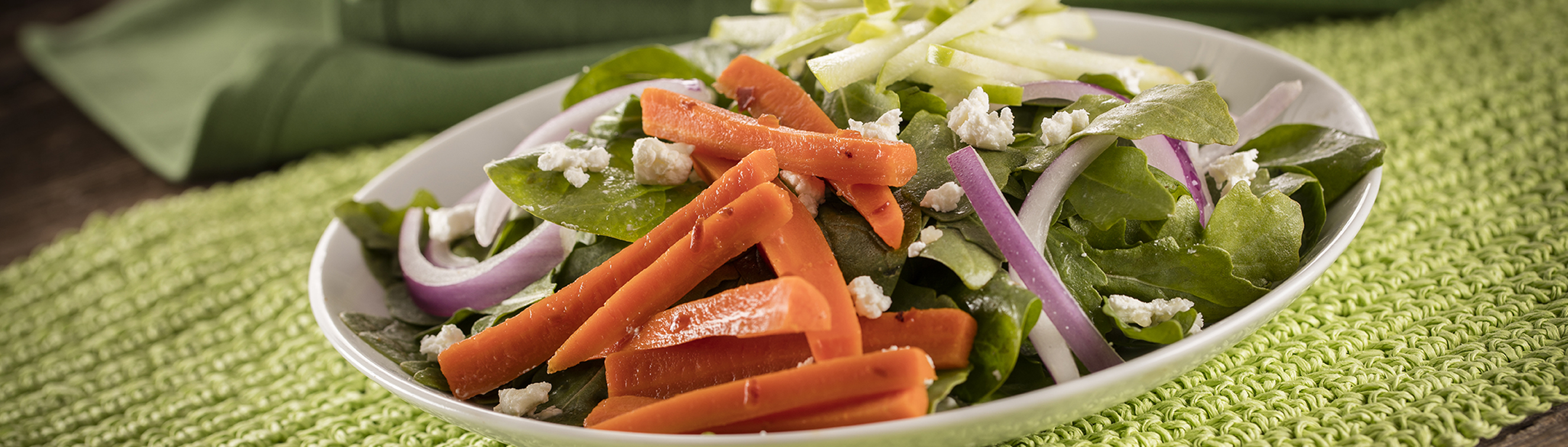 Pickled Carrot, Apple and Arugula Salad - Love of Food