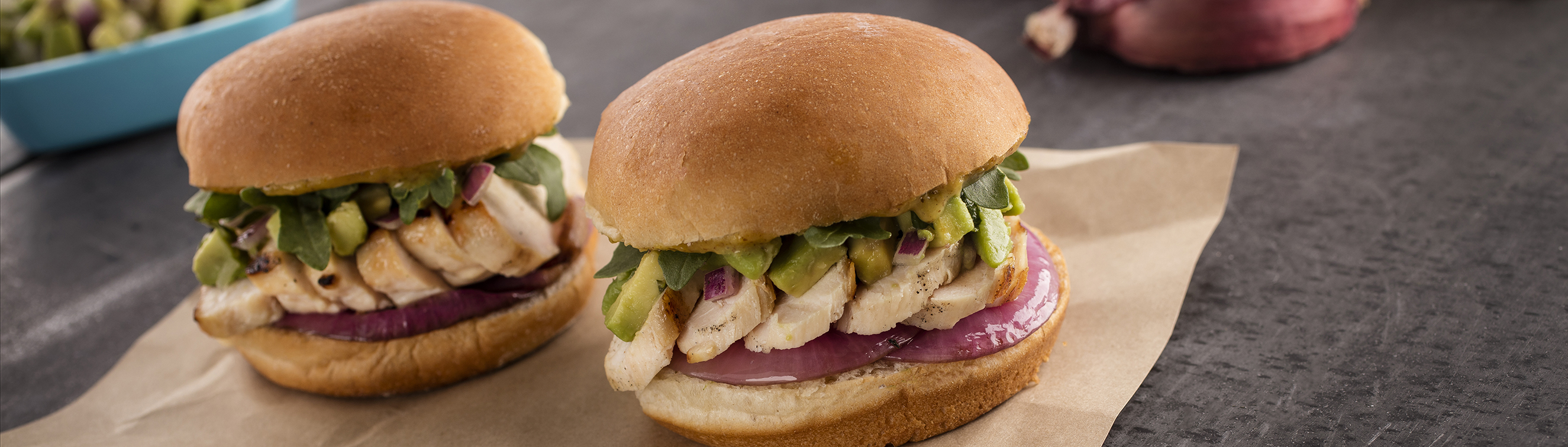 Chicken and Avocado Sliders - Love of Food