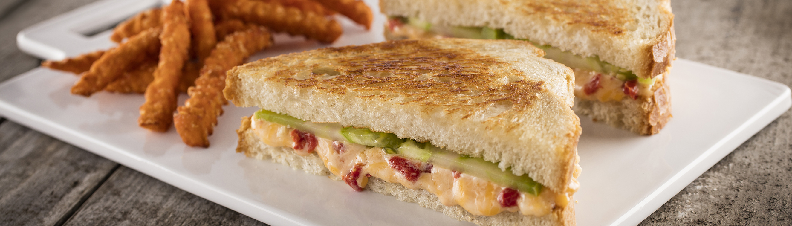 Grilled Pimento Cheese and Green Tomato Sandwich Love of Food