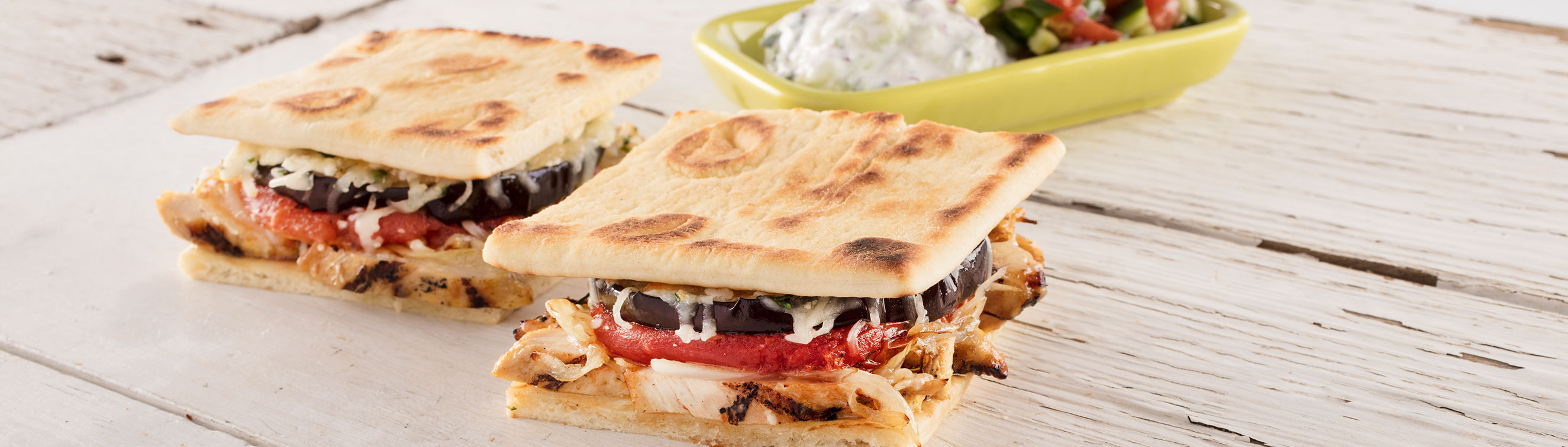 Golden Spiced Chicken and Eggplant Melt - Love of Food