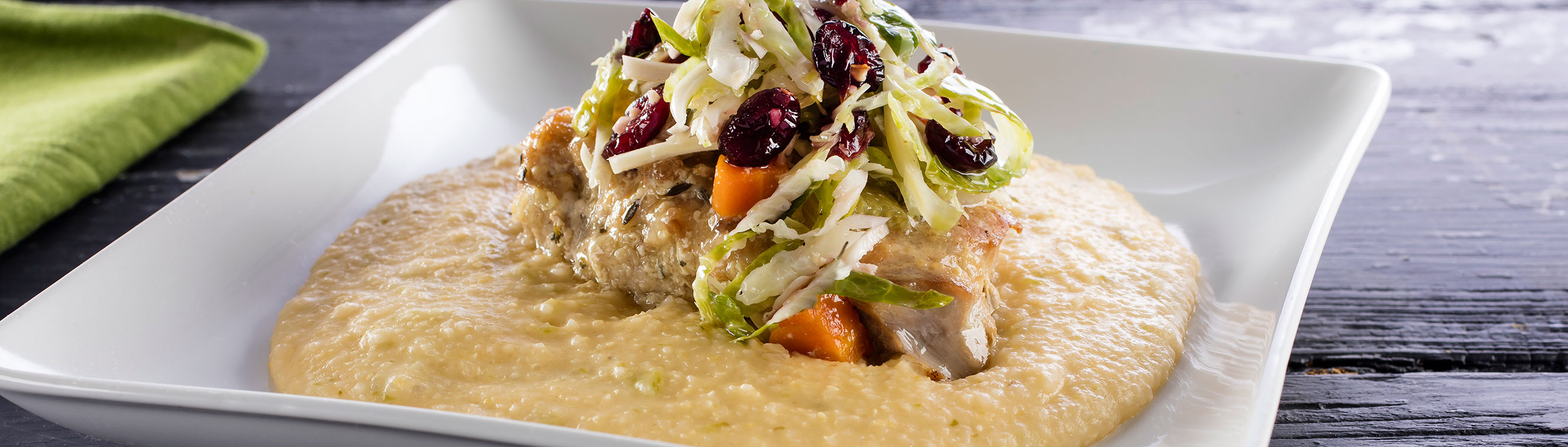 Braised Pork with Jalapeño Cheese Grits - Love of Food