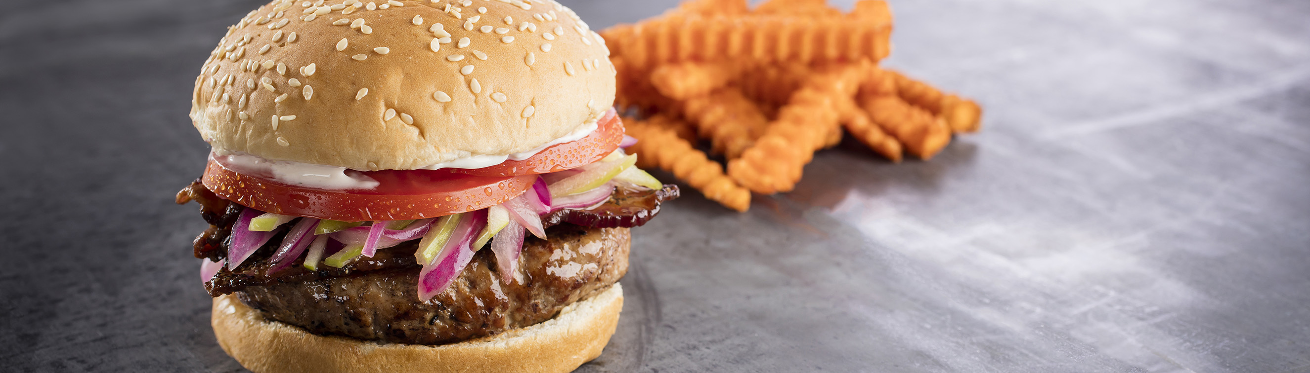 Autumn Turkey Burger & Sweet Potatoes - Love of Food