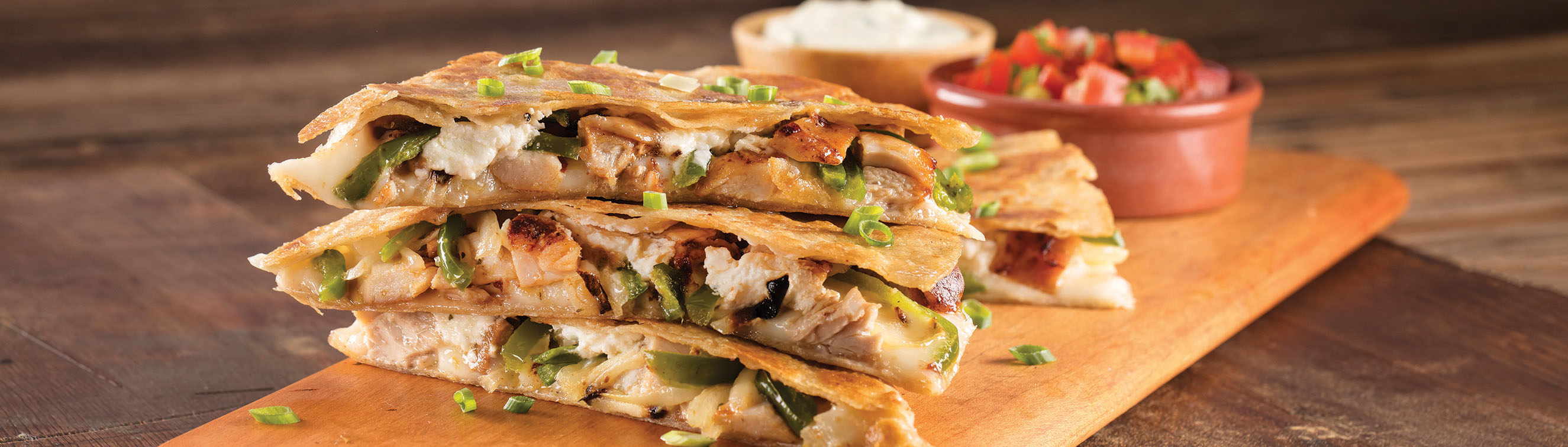 Chicken and Goat Cheese Quesadilla Love of Food