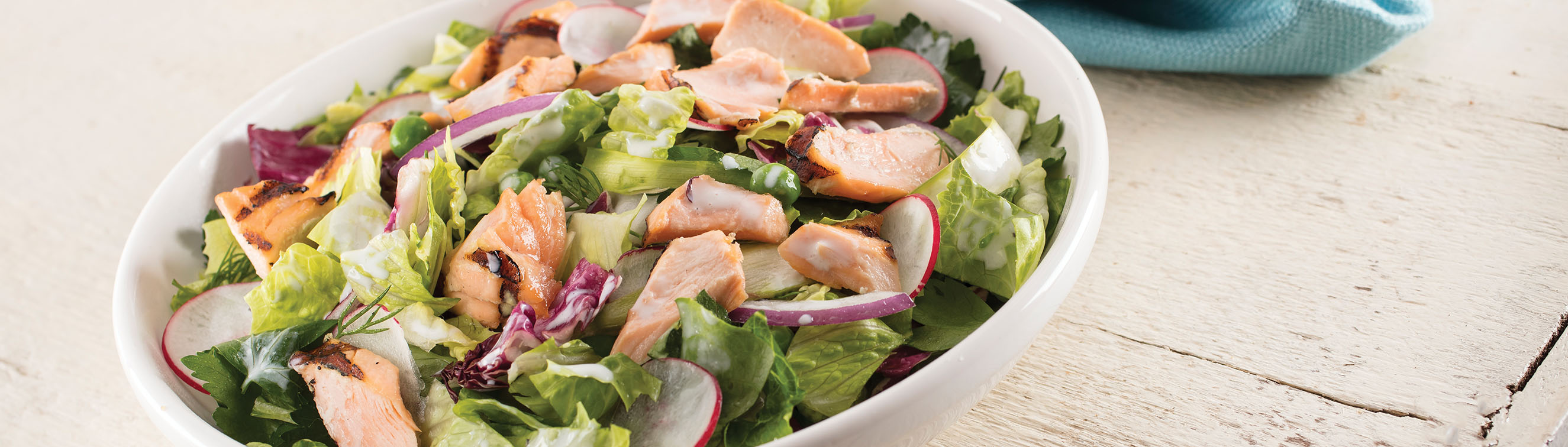 Summer Grilled Salmon Salad - Love of Food