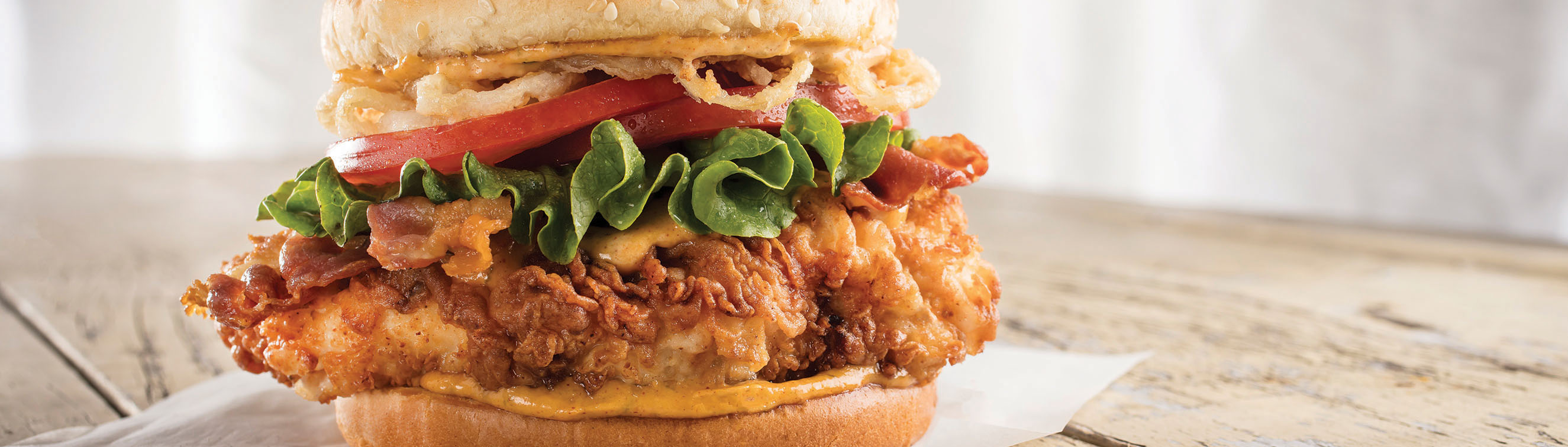 Buttermilk Fried Chicken and Bacon Sandwich - Love of Food