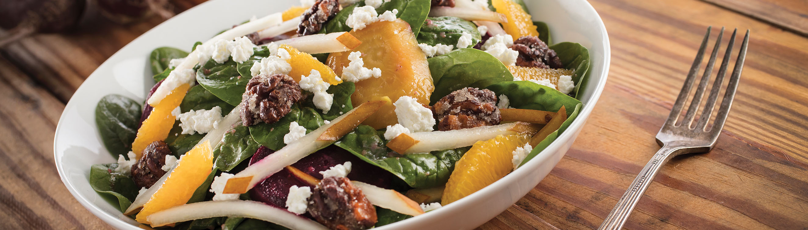 Roasted Beets, Pear, Orange and Goat Cheese Salad - Love of Food