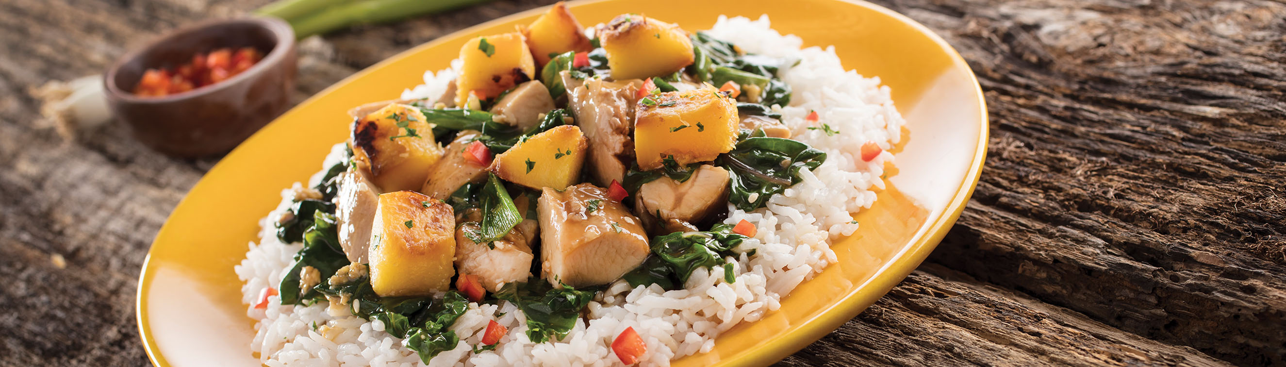 Soy-Braised Chicken with Mustard Greens - Love of Food