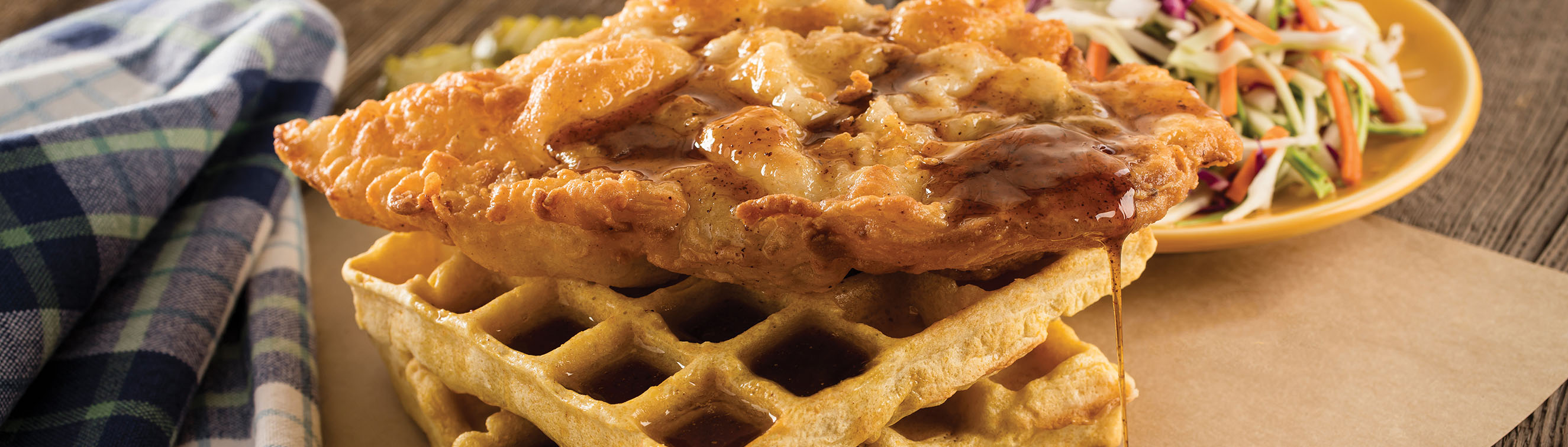 Buttermilk Chicken and Waffles Love of Food