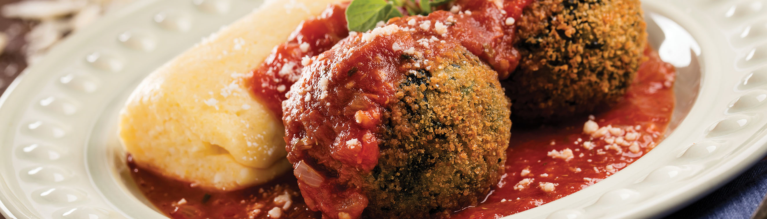 Baked Spinach Dumplings with Tomato Coulis - Love of Food