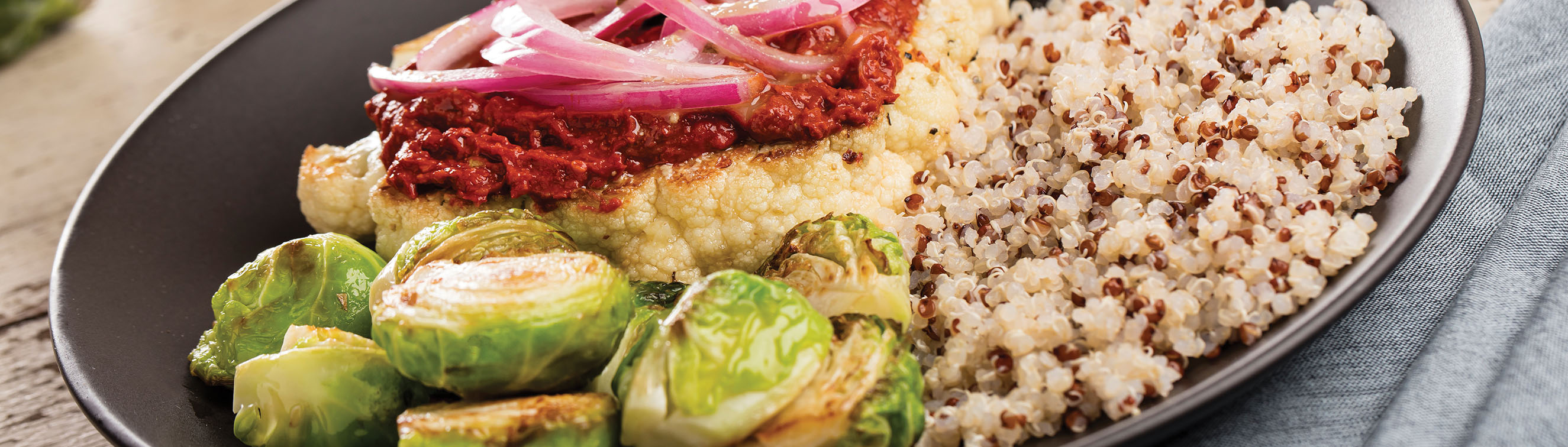 Oven-Roasted Cauliflower Steak - Love of Food