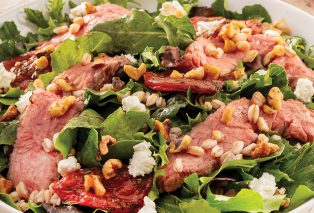 Grilled Flank Steak with Tomato Salad